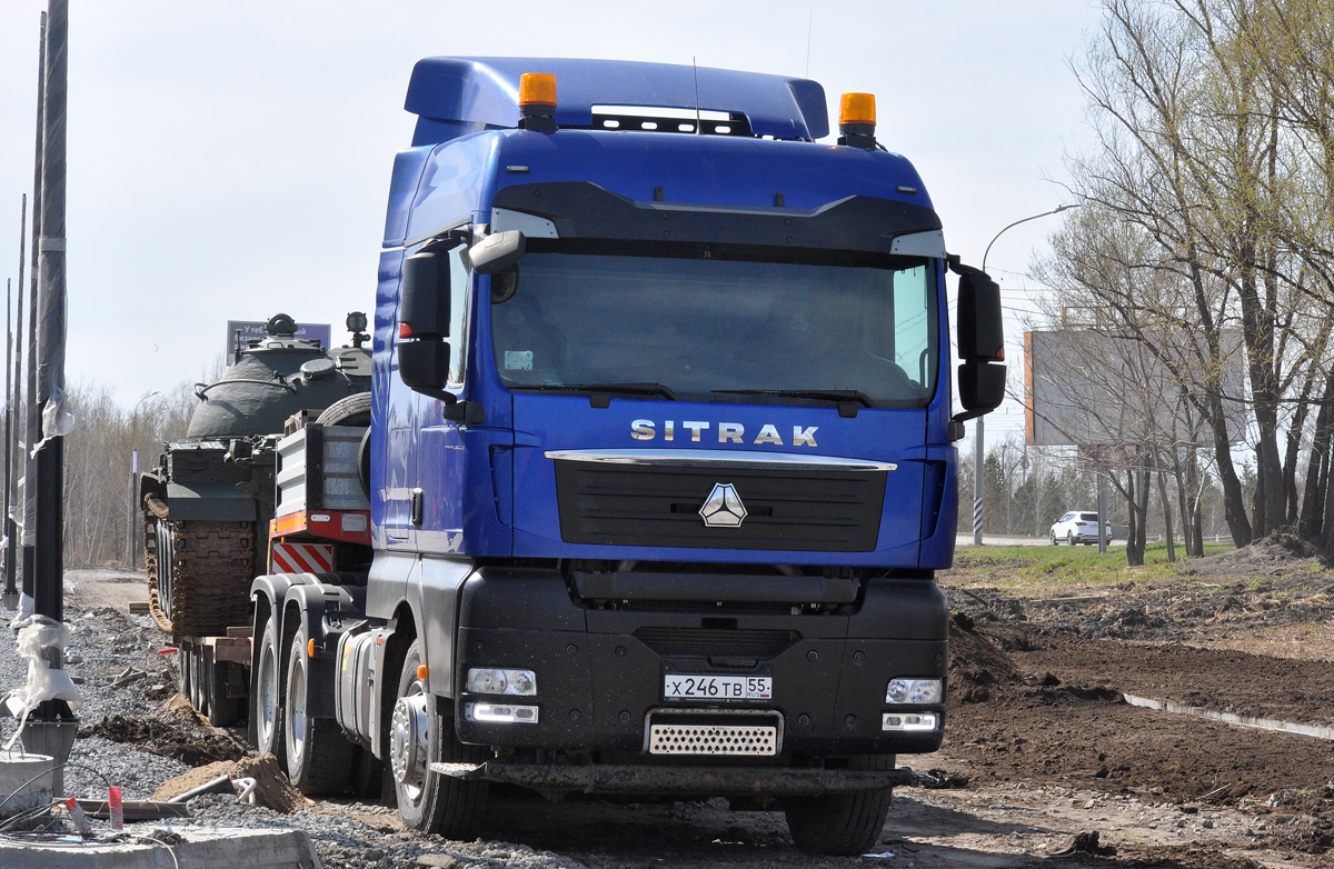 Омская область, № Х 246 ТВ 55 — Sitrak C7H ZZ4256 Омская область, № Х 246 ТВ 55 — Sitrak C7H ZZ4256