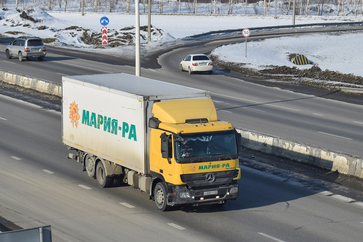 Алтайский край, № О 008 ТТ 22 — Mercedes-Benz Actros ('2009) 2541 Алтайский край, № О 008 ТТ 22 — Mercedes-Benz Actros ('2009) 2541