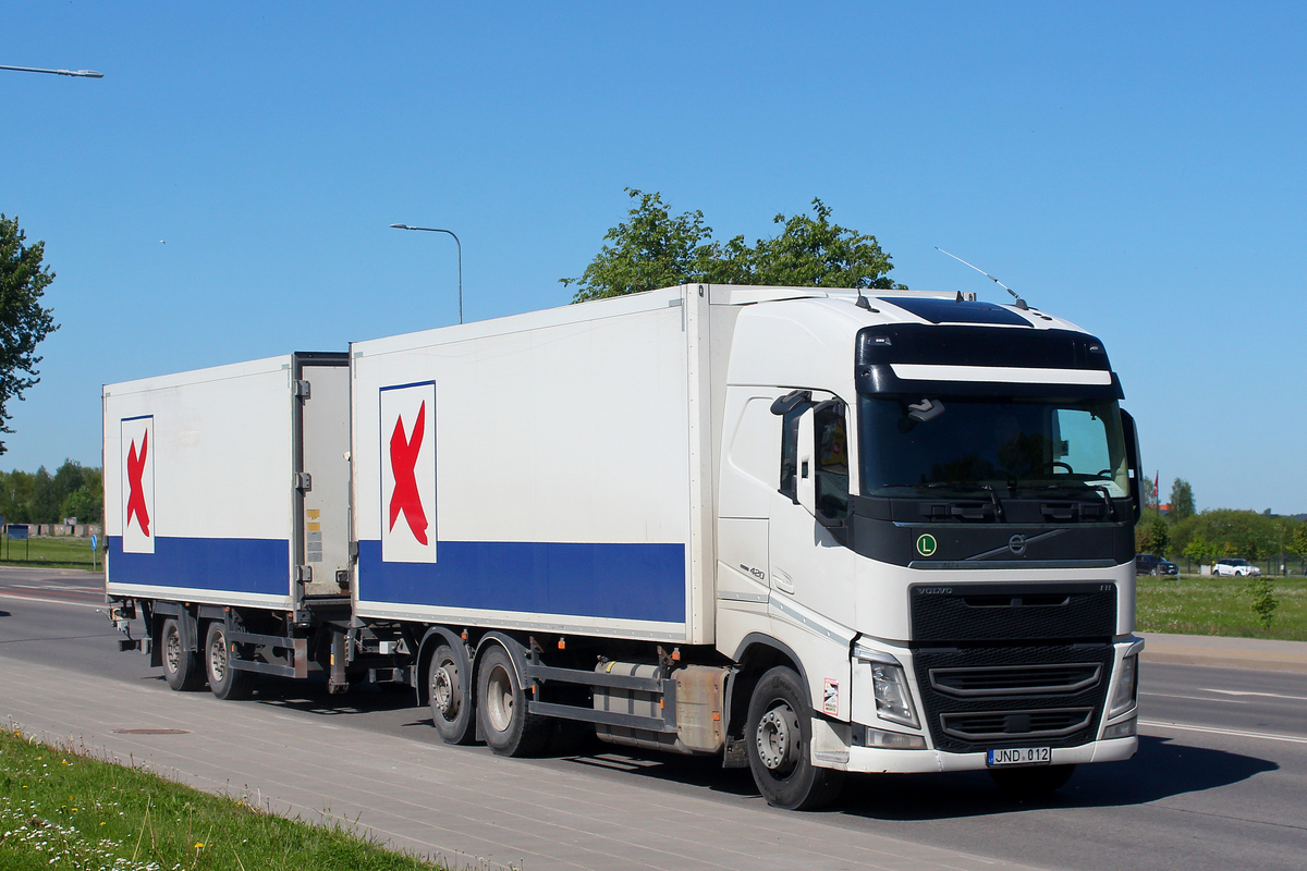 Литва, № JND 012 — Volvo ('2012) FH.420 Литва, № JND 012 — Volvo ('2012) FH.420