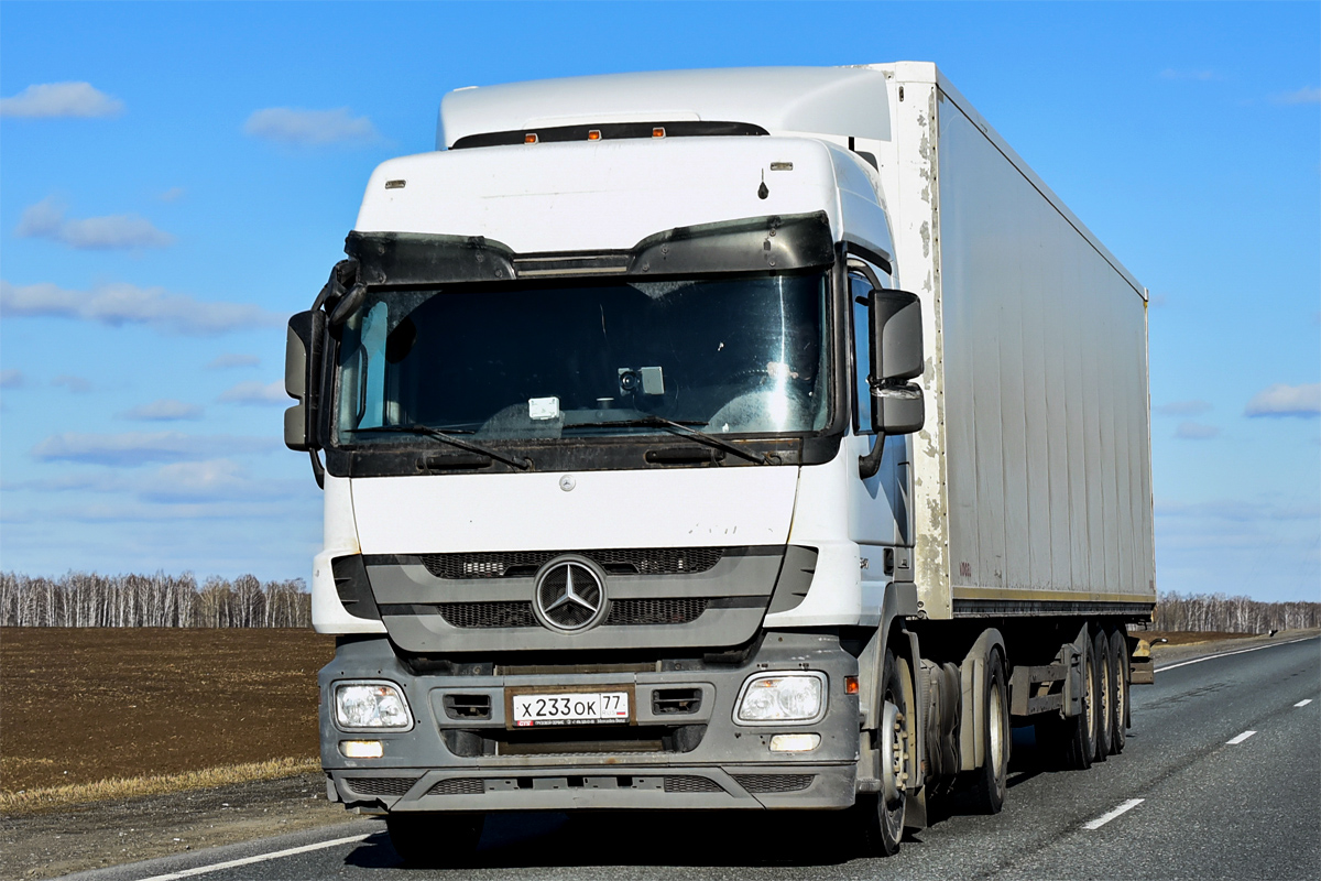 Москва, № Х 233 ОК 77 — Mercedes-Benz Actros ('2009) 1841 Москва, № Х 233 ОК 77 — Mercedes-Benz Actros ('2009) 1841