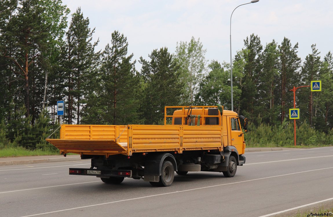 Красноярский край, № О 829 АХ 124 — КамАЗ-4308-A3(96) Красноярский край, № О 829 АХ 124 — КамАЗ-4308-A3(96)