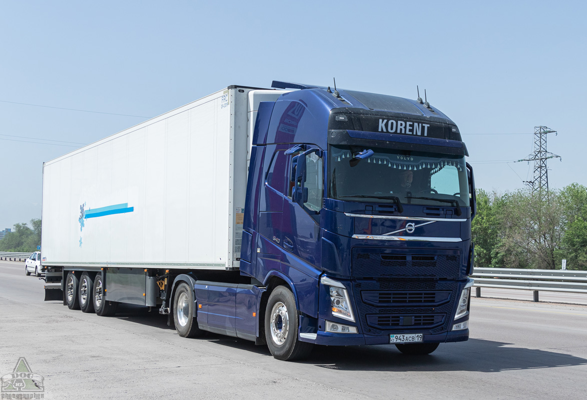Жетысуская область, № 943 ACB 19 — Volvo ('2012) FH.540