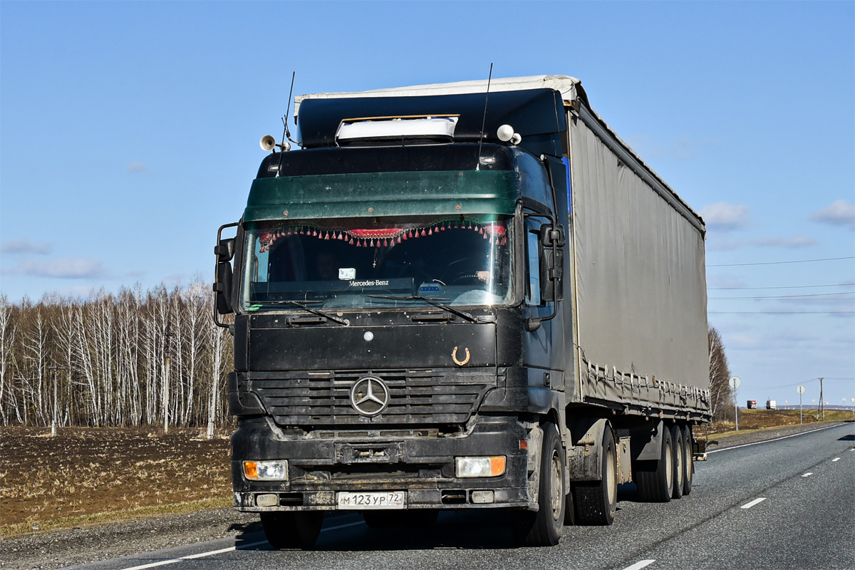 Тюменская область, № М 123 УР 72 — Mercedes-Benz Actros ('1997) 1831 Тюменская область, № М 123 УР 72 — Mercedes-Benz Actros ('1997) 1831
