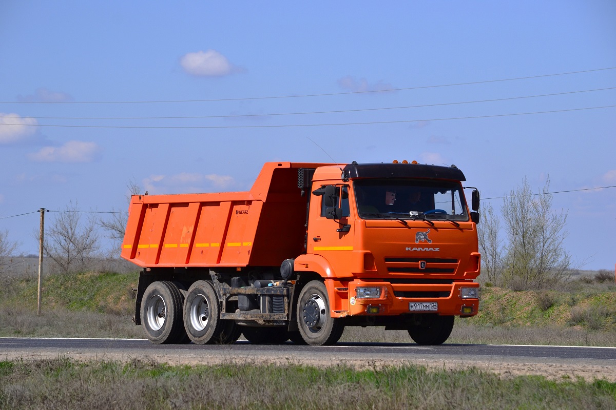 Волгоградская область, № К 917 ММ 134 — КамАЗ-65115-50 Волгоградская область, № К 917 ММ 134 — КамАЗ-65115-50
