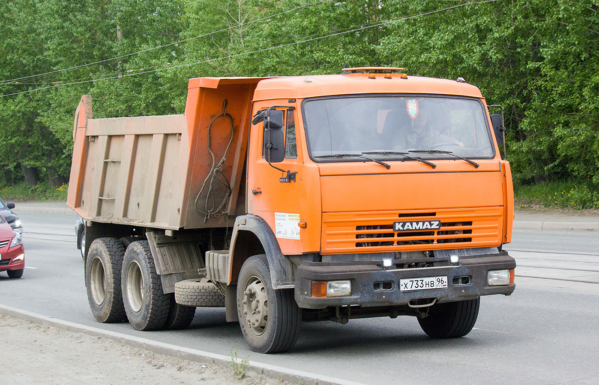 Свердловская область, № Х 733 НВ 96 — КамАЗ-65115-62