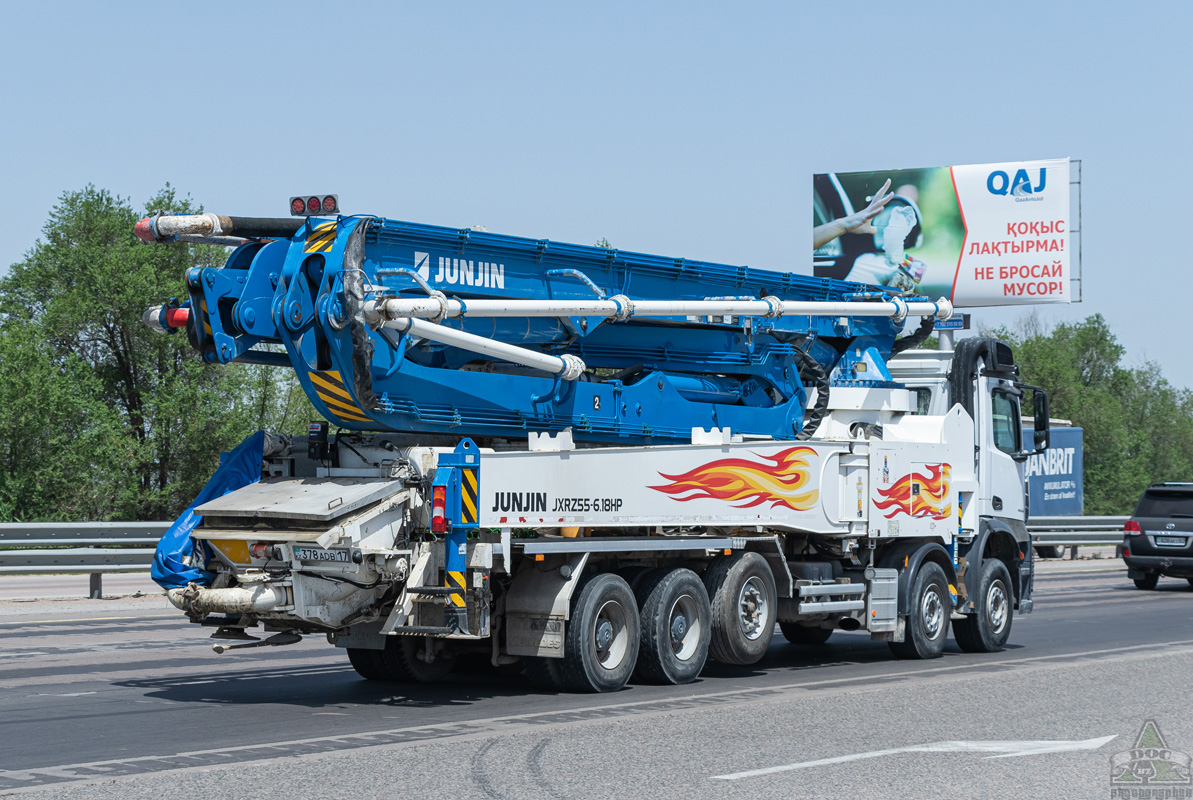 Шымкент, № 378 ADB 17 — Mercedes-Benz Arocs (общ.м)