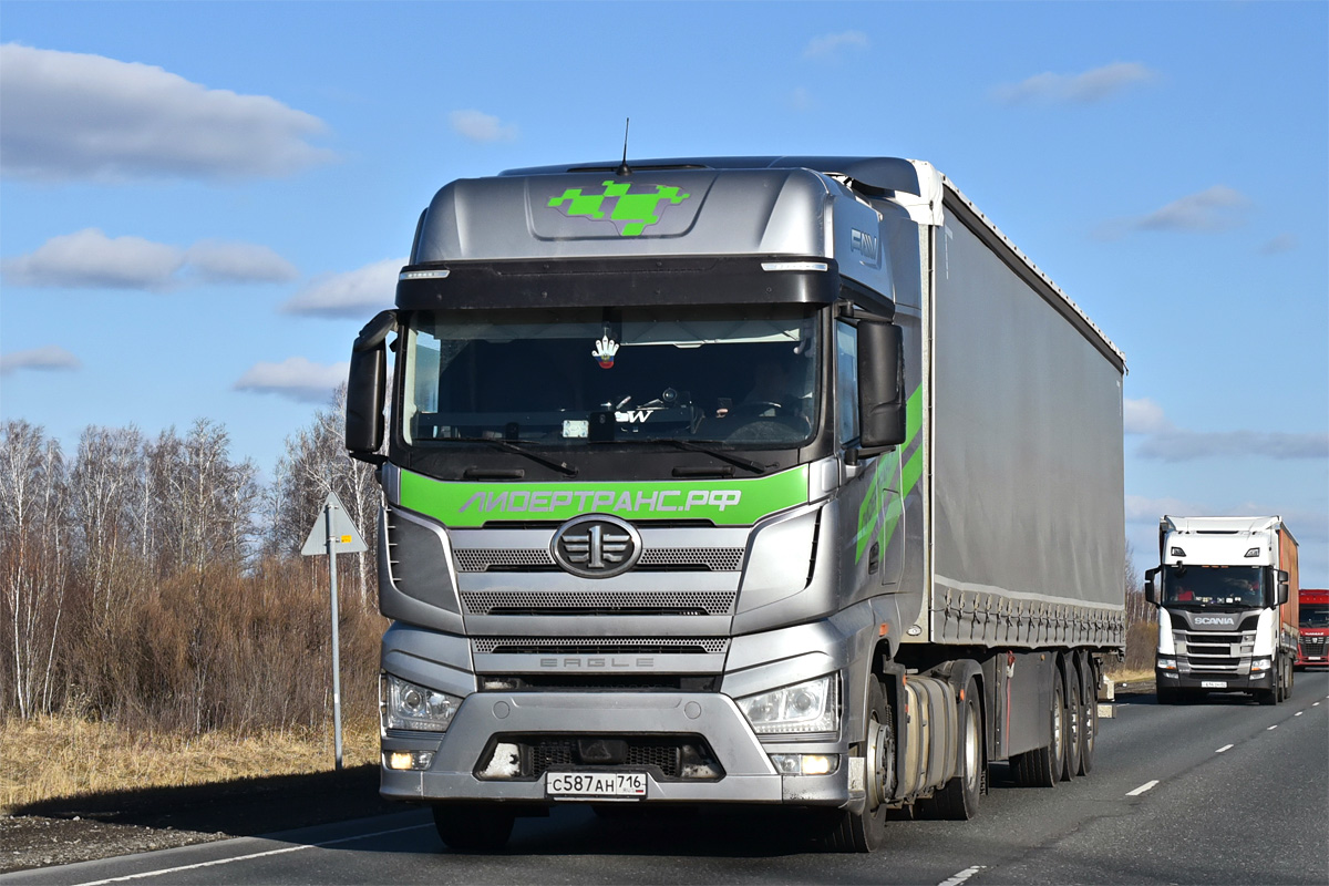 Татарстан, № С 587 АН 716 — FAW J7 Eagle CA4180 Татарстан, № С 587 АН 716 — FAW J7 Eagle CA4180