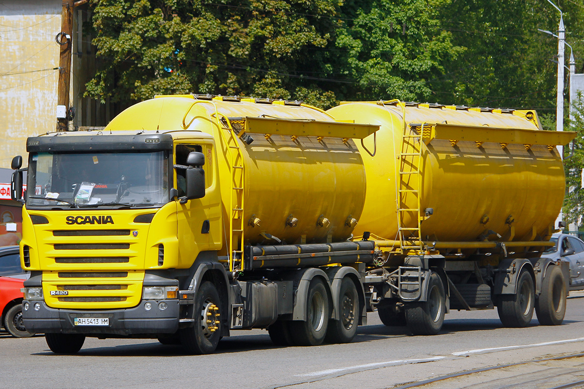 Донецкая область, № АН 5413 ІМ — Scania ('2004) R420