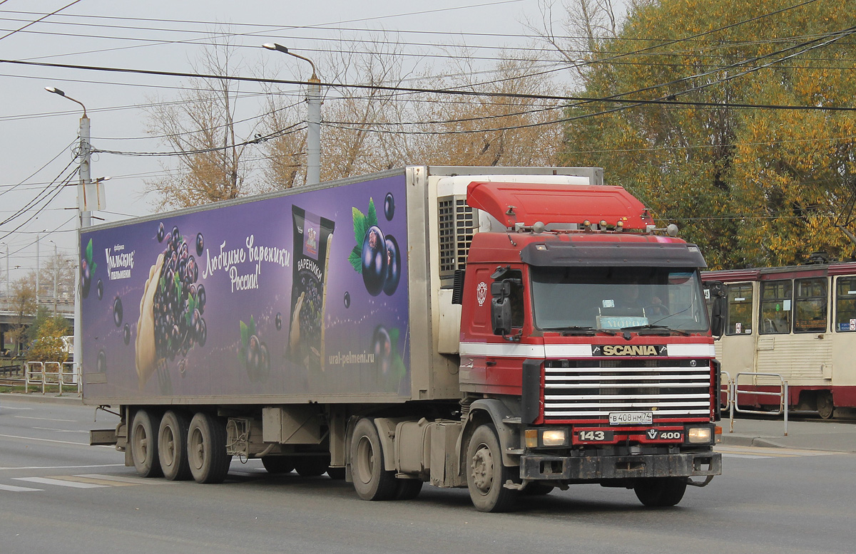 Челябинская область, № В 408 НМ 74 — Scania (III) R143H