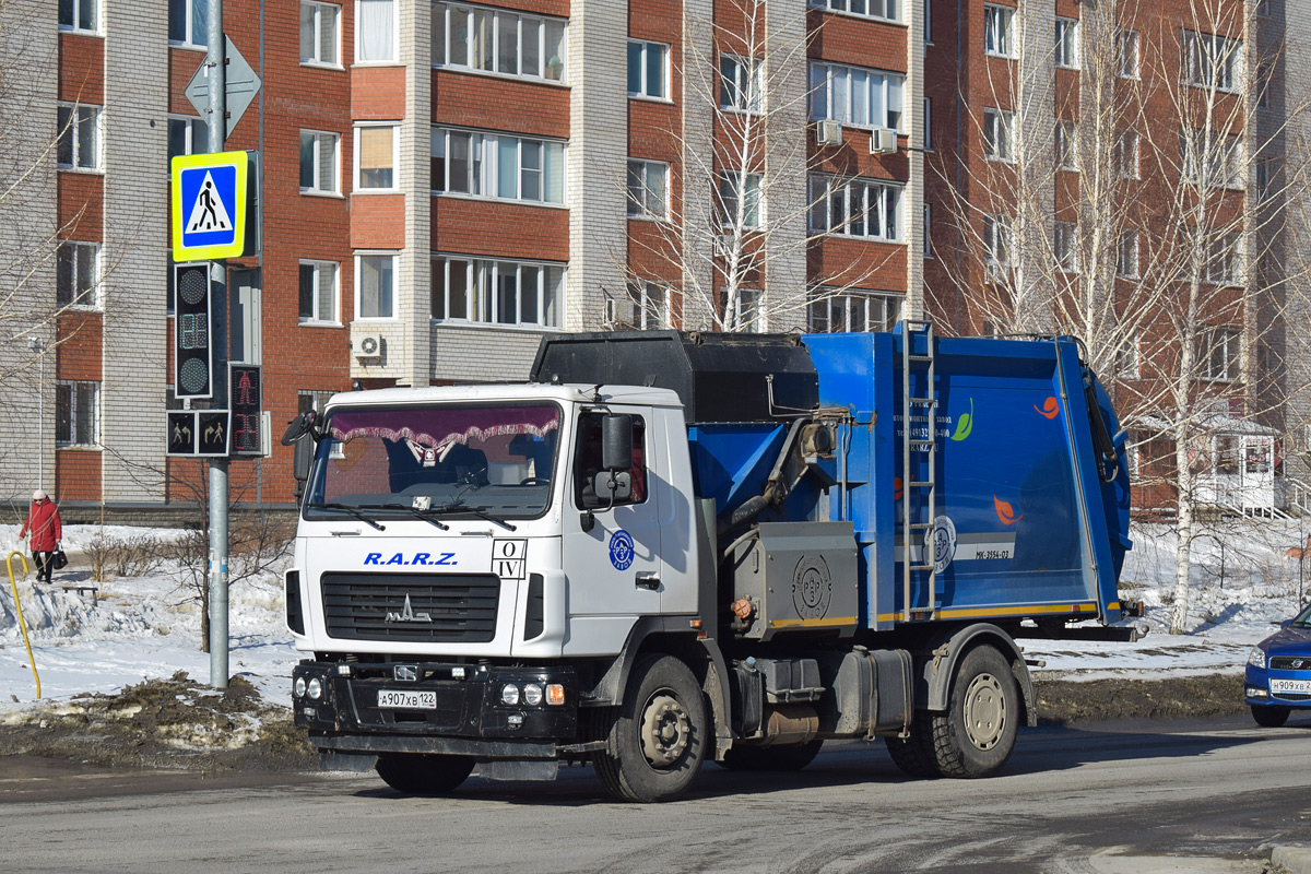 Алтайский край, № А 907 ХВ 122 — МАЗ-534025