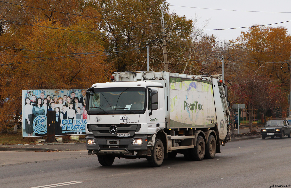 Красноярский край, № У 389 МК 124 — Mercedes-Benz Actros '09 3336 [Z9M]