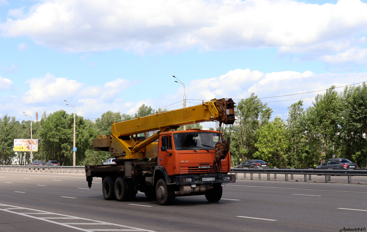 Красноярский край, № М 047 ТО 24 — КамАЗ-65115-62 Красноярский край, № М 047 ТО 24 — КамАЗ-65115-62