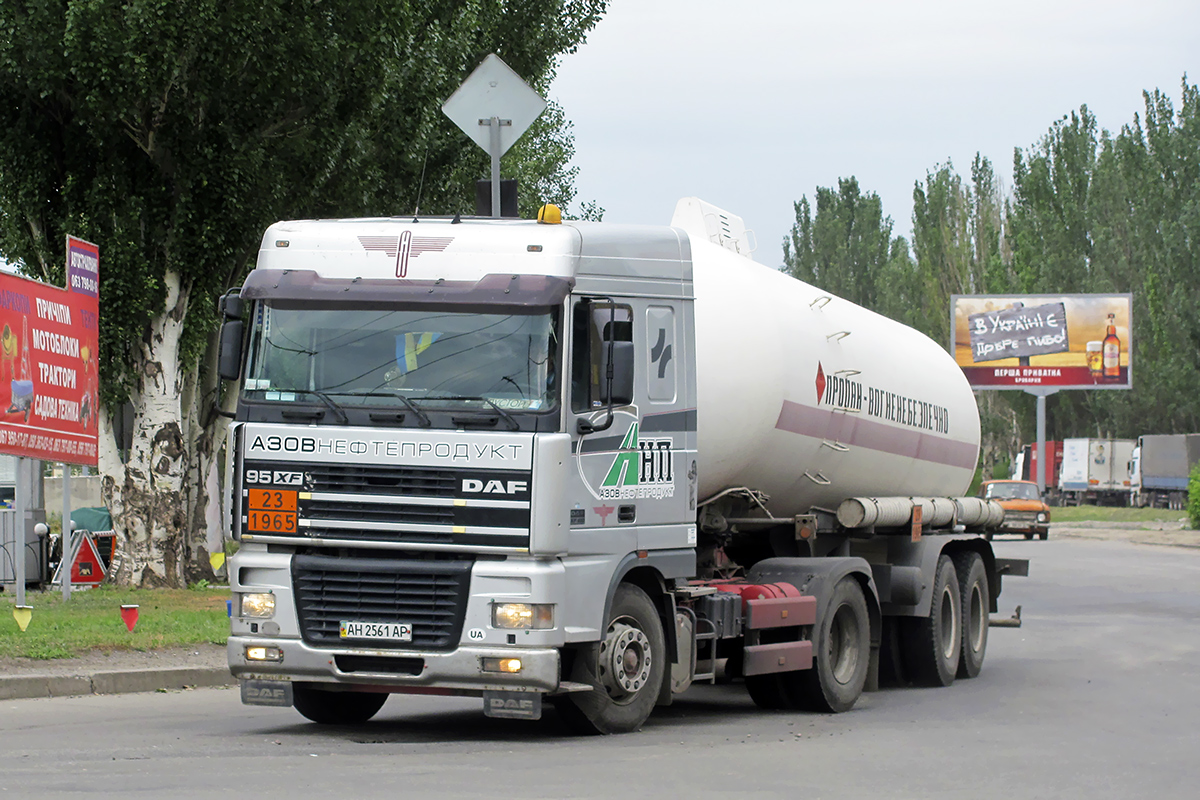 Донецкая область, № АН 2561 АР — DAF 95XF FT Донецкая область, № АН 2561 АР — DAF 95XF FT