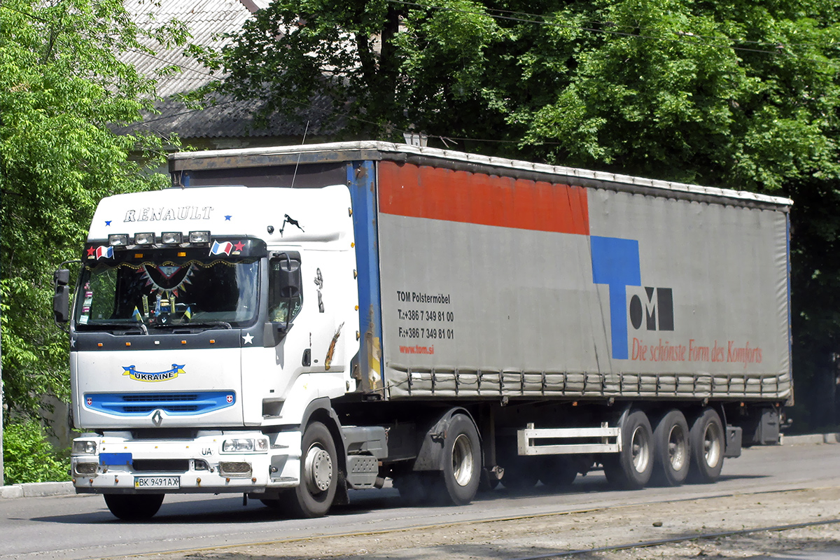 Ровненская область, № ВК 9491 АХ — Renault Premium ('1996) Ровненская область, № ВК 9491 АХ — Renault Premium ('1996)