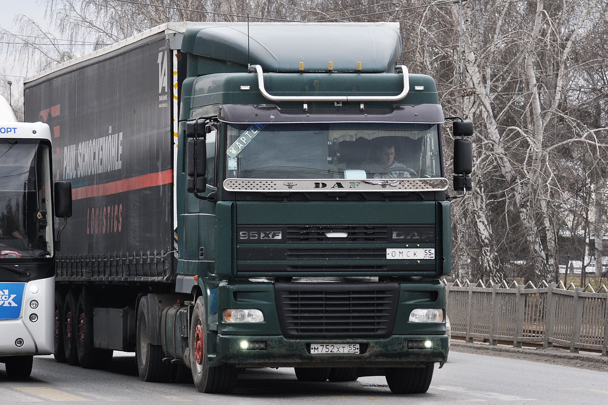 Омская область, № М 752 ХТ 55 — DAF 95XF FT Омская область, № М 752 ХТ 55 — DAF 95XF FT