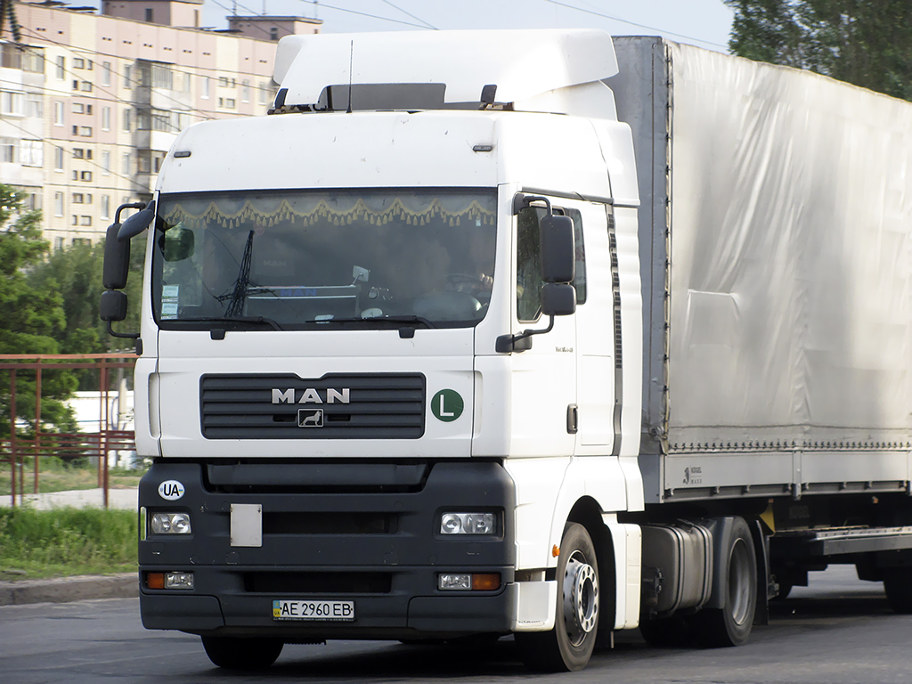 Днепропетровская область, № АЕ 2960 ЕВ — MAN TGA 18.440 Днепропетровская область, № АЕ 2960 ЕВ — MAN TGA 18.440