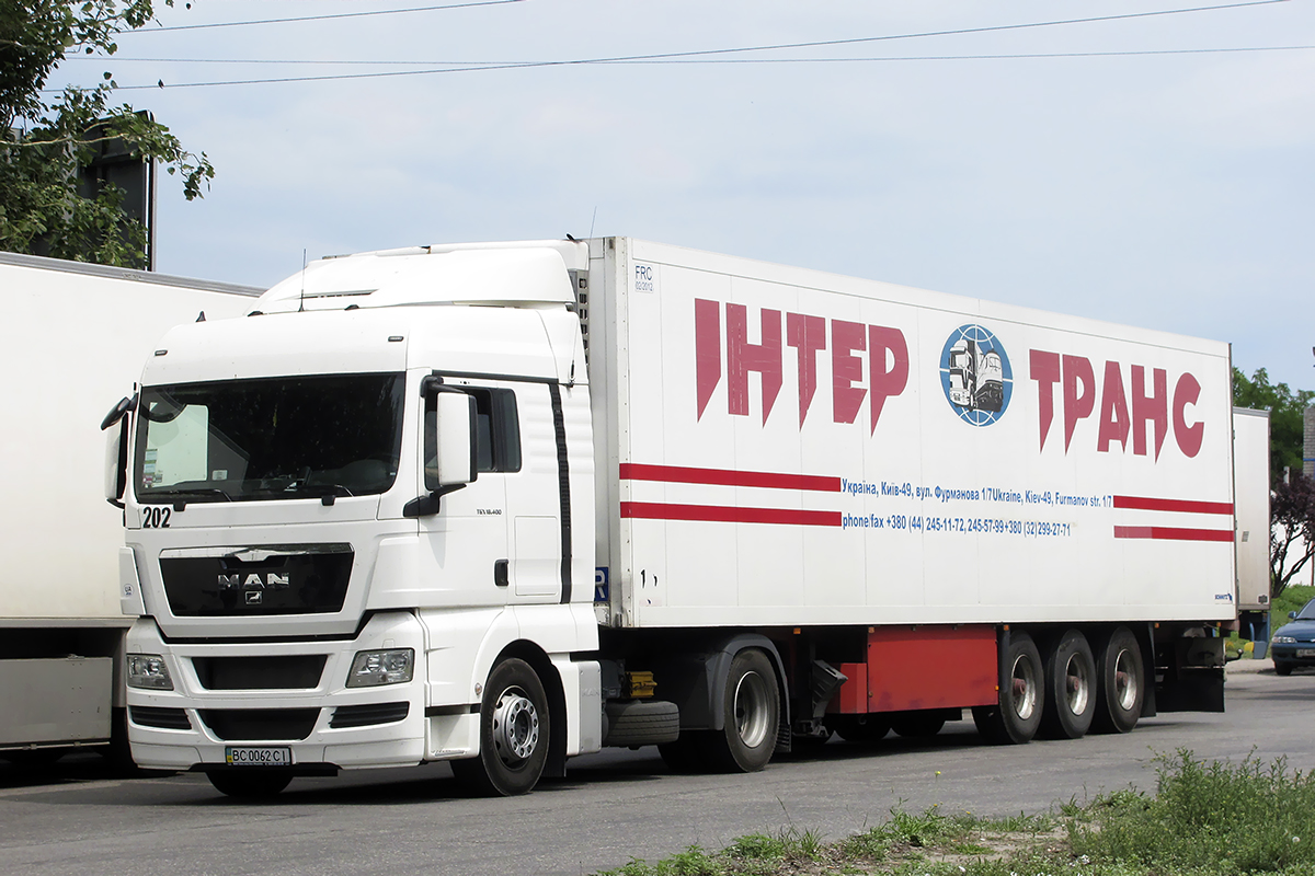 Львовская область, № 202 — MAN TGX ('2007) 18.400