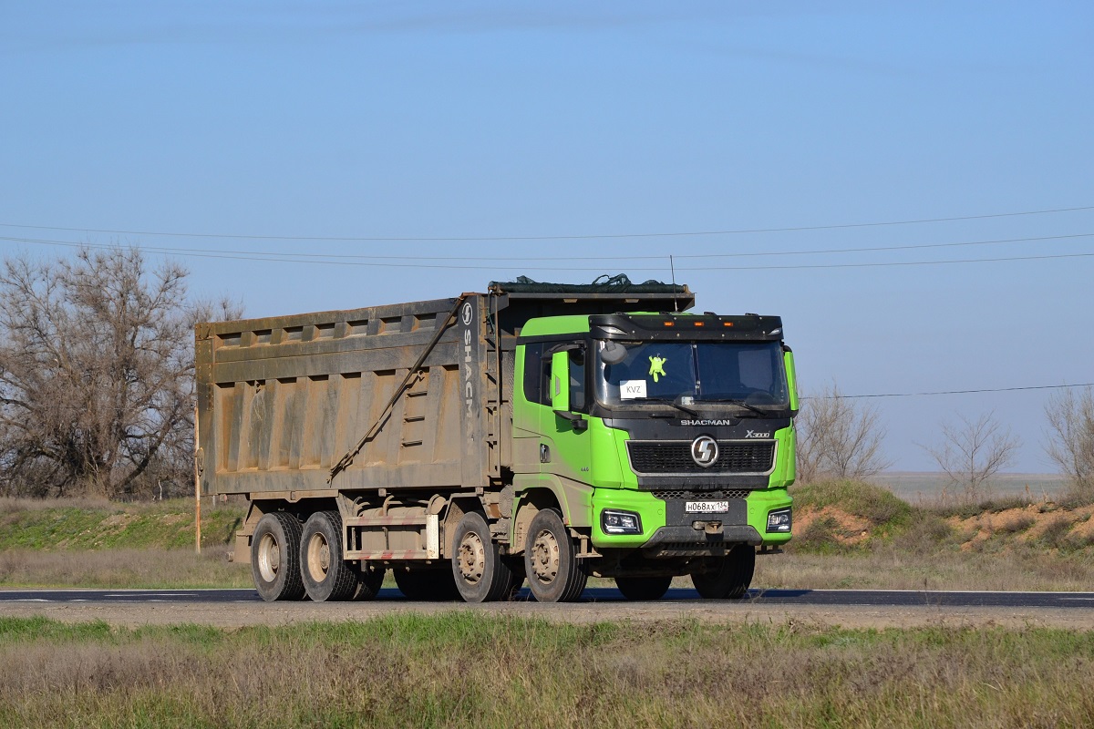 Волгоградская область, № Н 068 АХ 134 — Shaanxi Shacman X3000 SX3318 Волгоградская область, № Н 068 АХ 134 — Shaanxi Shacman X3000 SX3318