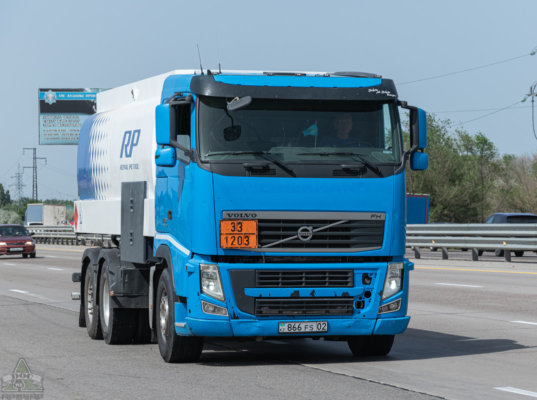 Алматы, № 866 FS 02 — Volvo ('2008) FH.460 Алматы, № 866 FS 02 — Volvo ('2008) FH.460
