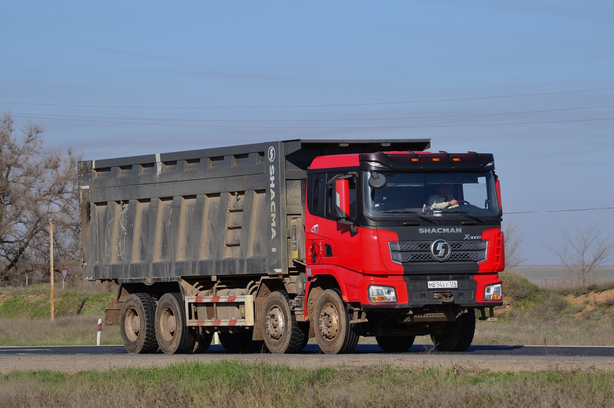 Волгоградская область, № М 814 ХУ 134 — Shaanxi Shacman X3000 SX3318 Волгоградская область, № М 814 ХУ 134 — Shaanxi Shacman X3000 SX3318