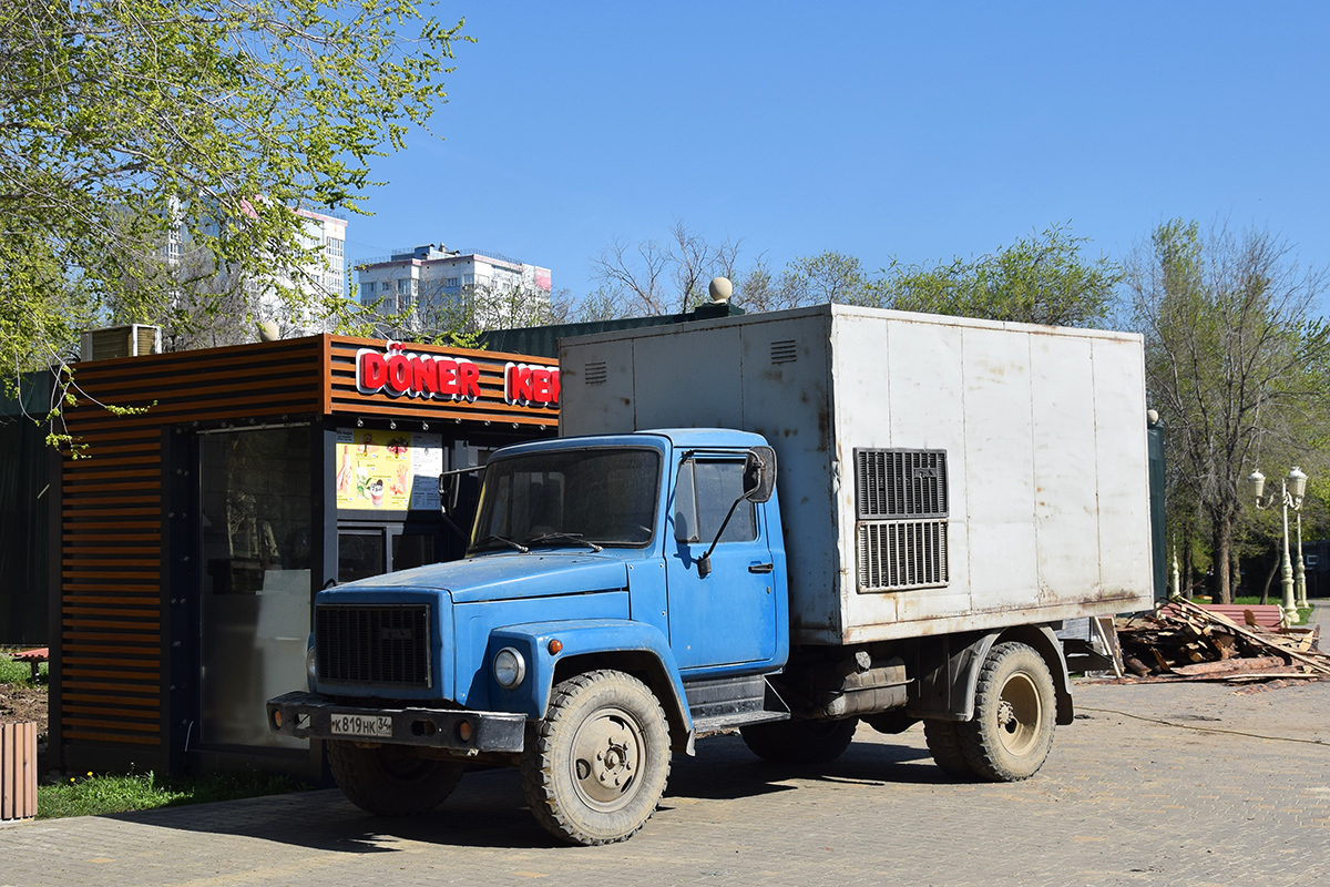 Волгоградская область, № К 819 НК 34 — ГАЗ-3307 Волгоградская область, № К 819 НК 34 — ГАЗ-3307