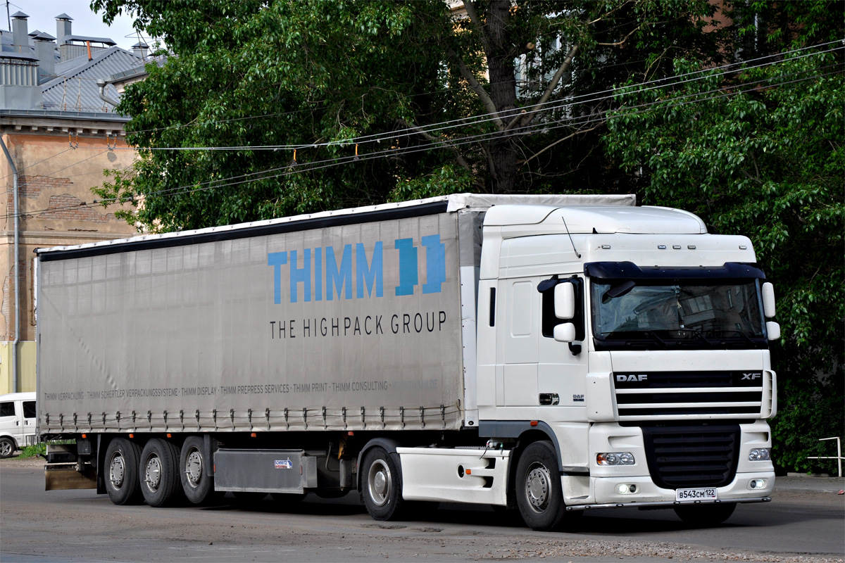 Алтайский край, № В 543 СМ 122 — DAF XF105 FT Алтайский край, № В 543 СМ 122 — DAF XF105 FT