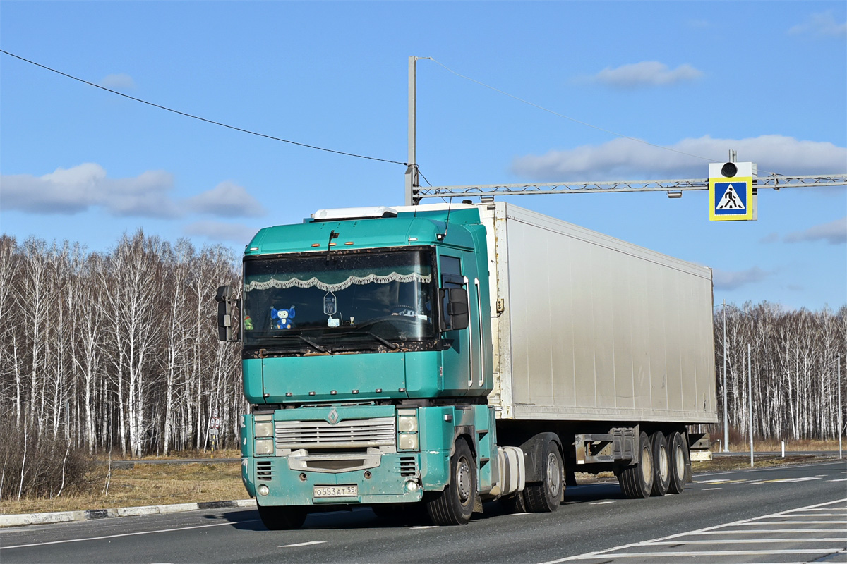 Омская область, № О 553 АТ 55 — Renault Magnum Integral ('1997) Омская область, № О 553 АТ 55 — Renault Magnum Integral ('1997)