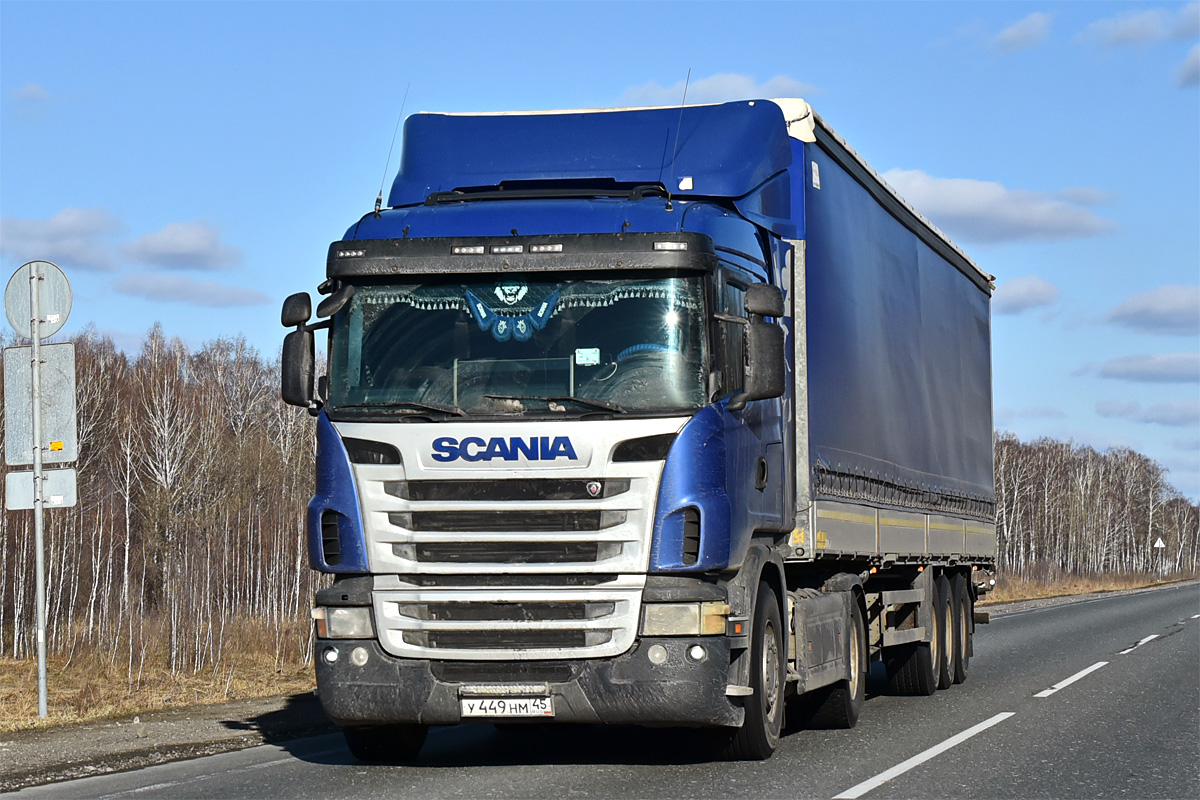 Курганская область, № У 449 НМ 45 — Scania ('2009) G380