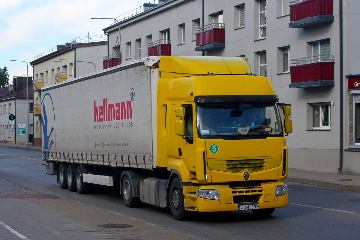 Литва, № JOM 392 — Renault Premium ('2006) Литва, № JOM 392 — Renault Premium ('2006)