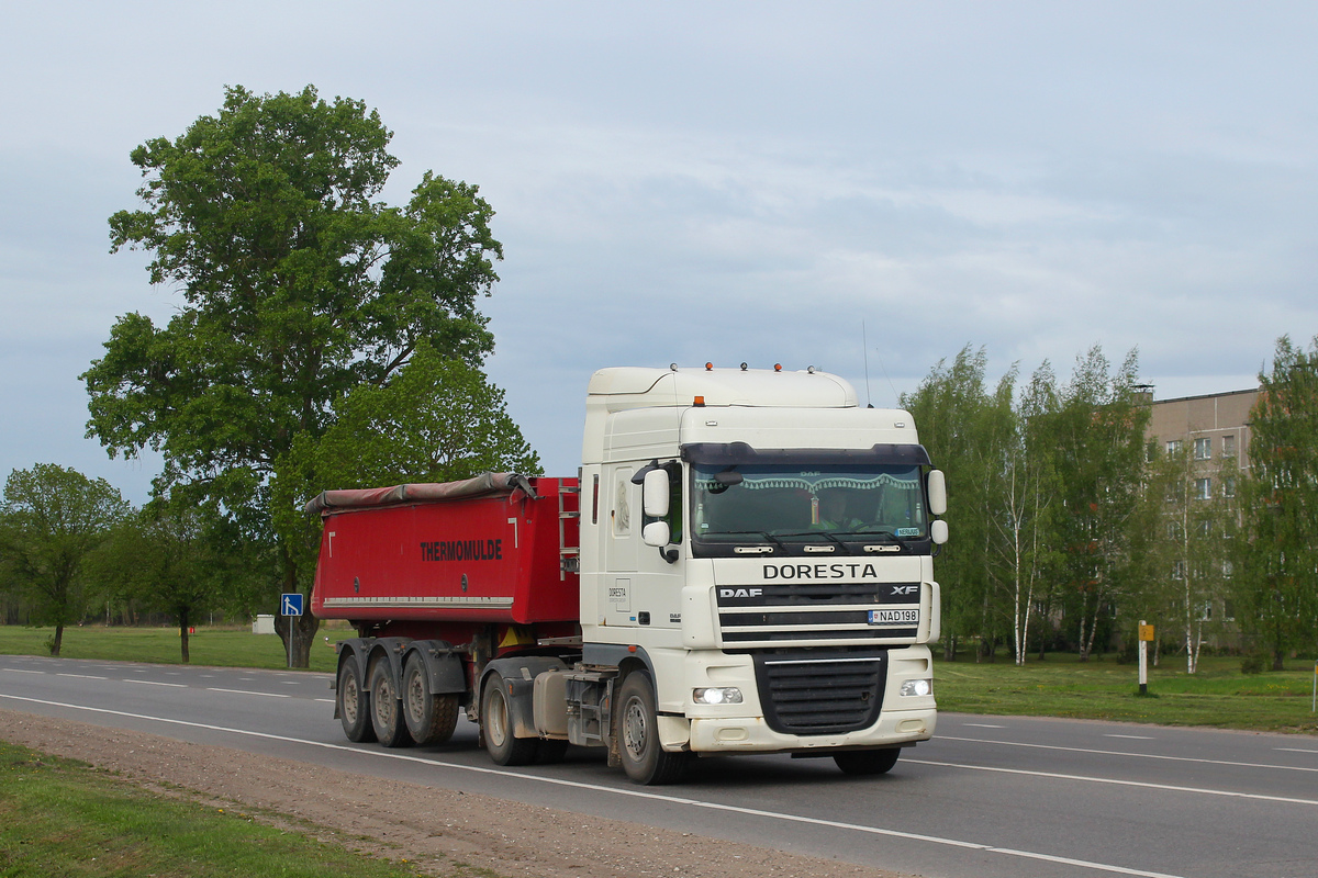 Литва, № NAD 198 — DAF XF105 FT