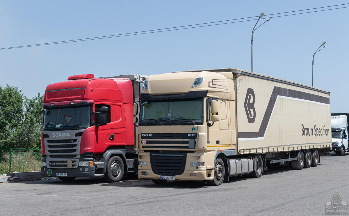 Грузия, № BX-663-XX — DAF XF105 FT