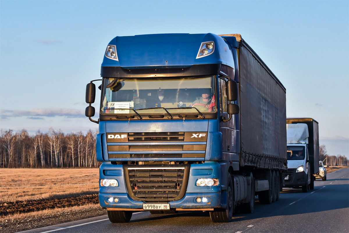Луганская область, № В 998 ВУ — DAF XF105 FT Луганская область, № В 998 ВУ — DAF XF105 FT