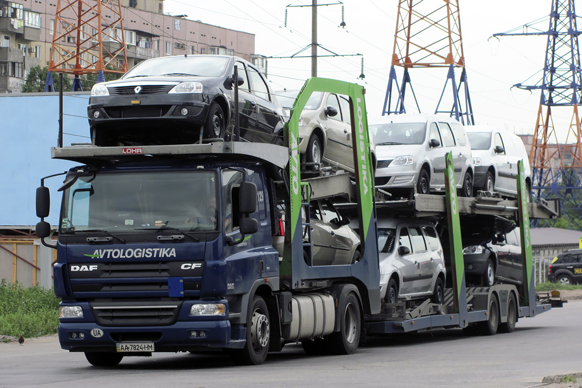 Киев, № 129 — DAF CF75 FT
