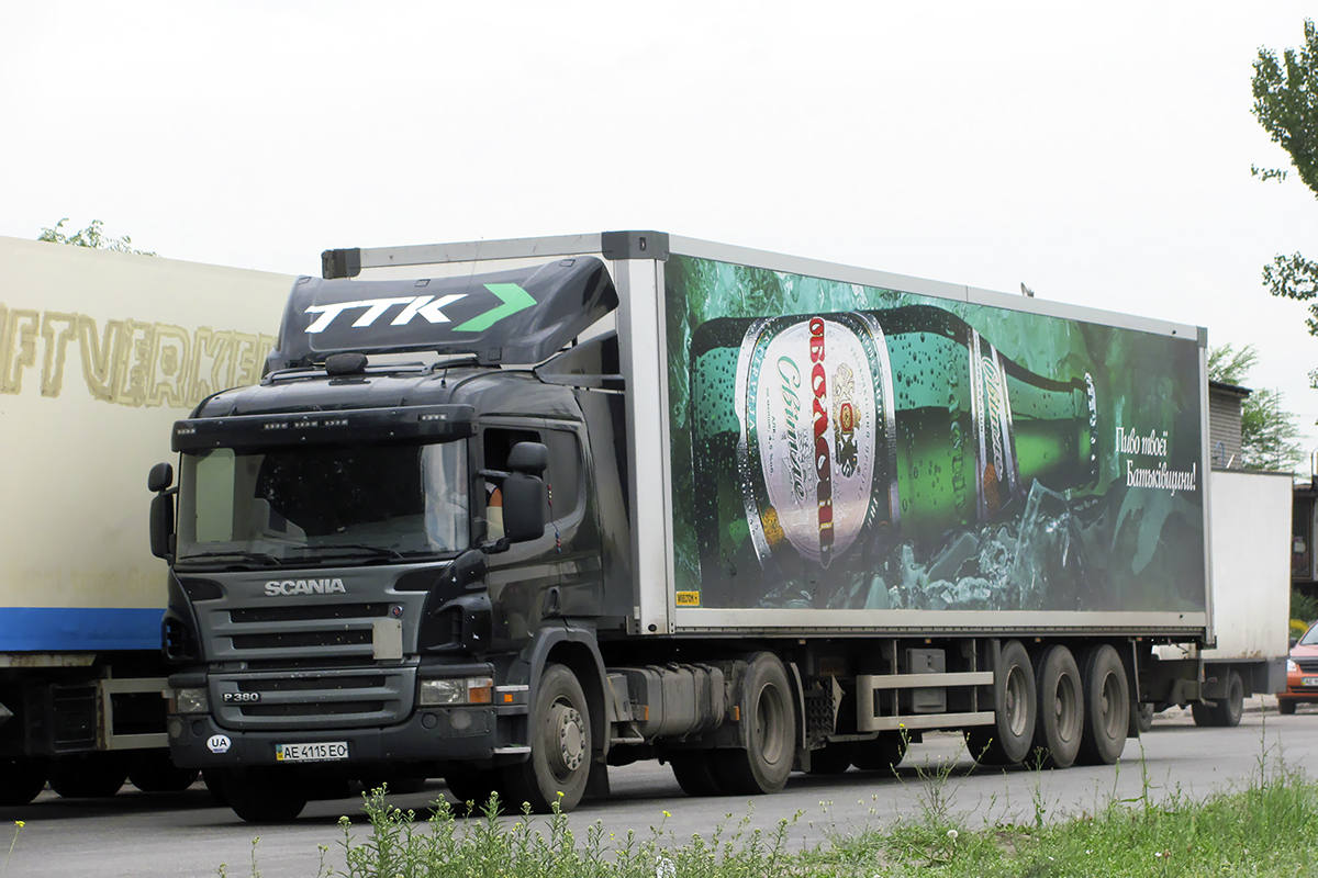 Днепропетровская область, № АЕ 4115 ЕО — Scania ('2004) P380 Днепропетровская область, № АЕ 4115 ЕО — Scania ('2004) P380