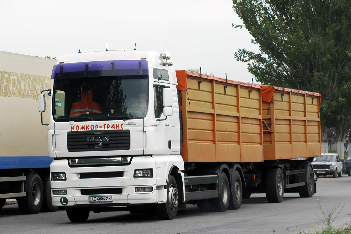 Днепропетровская область, № АЕ 6804 СХ — MAN TGA 26.430 Днепропетровская область, № АЕ 6804 СХ — MAN TGA 26.430