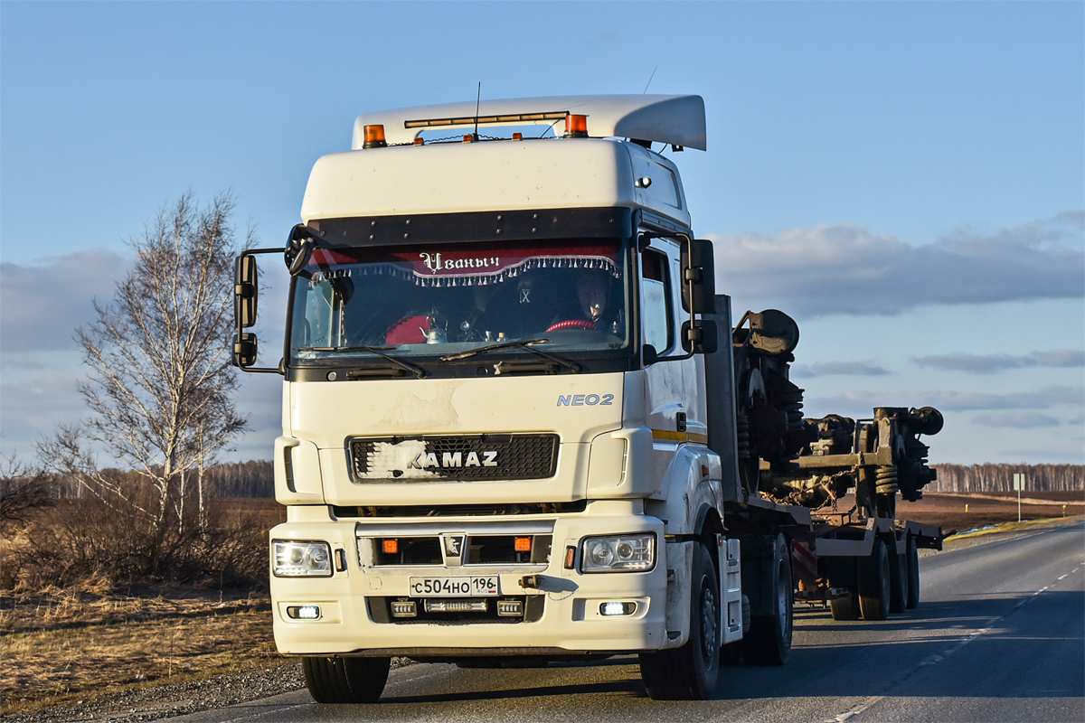 Свердловская область, № С 504 НО 196 — КамАЗ-5490-S5(87) Свердловская область, № С 504 НО 196 — КамАЗ-5490-S5(87)