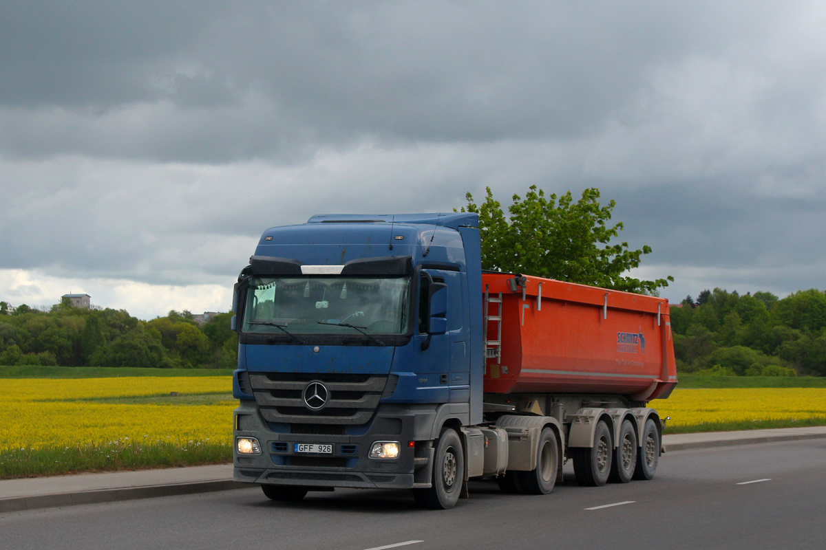 Литва, № GFF 926 — Mercedes-Benz Actros ('2009) 1844 Литва, № GFF 926 — Mercedes-Benz Actros ('2009) 1844