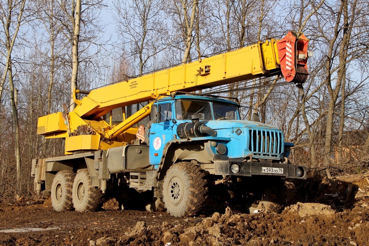 Томская область, № К 593 ОО 70 — Урал-4320-40 Томская область, № К 593 ОО 70 — Урал-4320-40