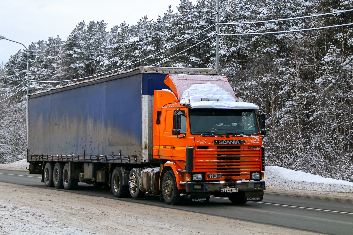 Санкт-Петербург, № Х 827 ОЕ 178 — Scania (II) R113M