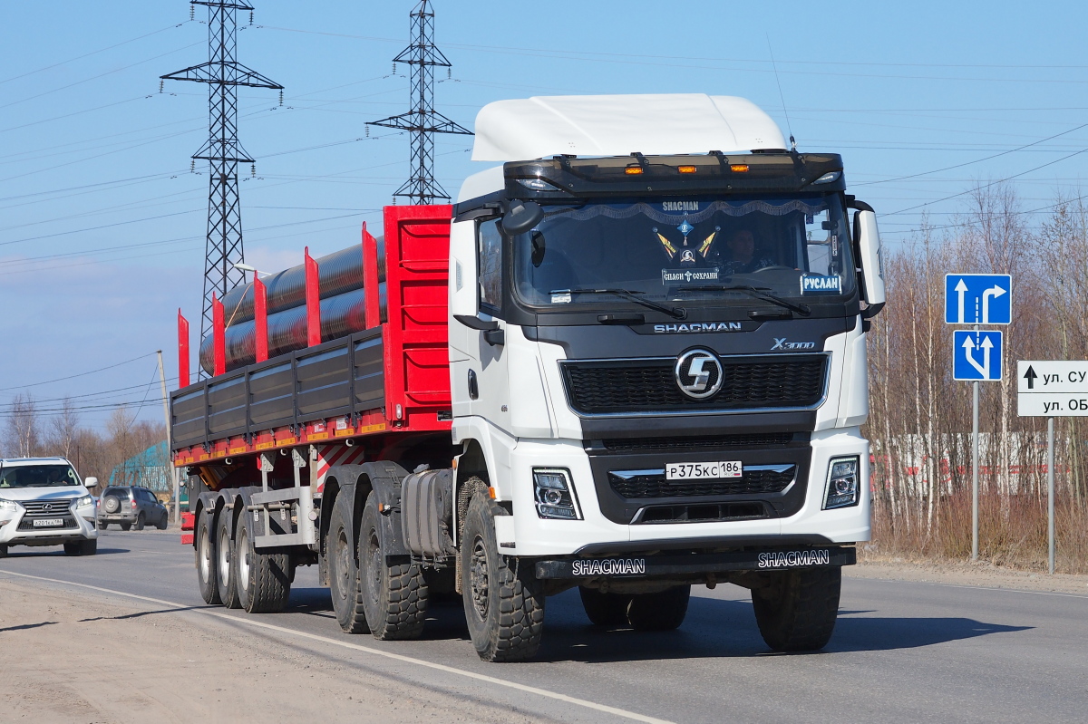 Ханты-Мансийский автоном.округ, № Р 375 КС 186 — Shaanxi Shacman X3000 SX4258 Ханты-Мансийский автоном.округ, № Р 375 КС 186 — Shaanxi Shacman X3000 SX4258