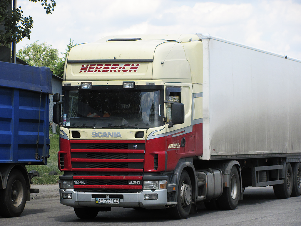 Днепропетровская область, № АЕ 3531 ЕВ — Scania ('1996) R124L Днепропетровская область, № АЕ 3531 ЕВ — Scania ('1996) R124L
