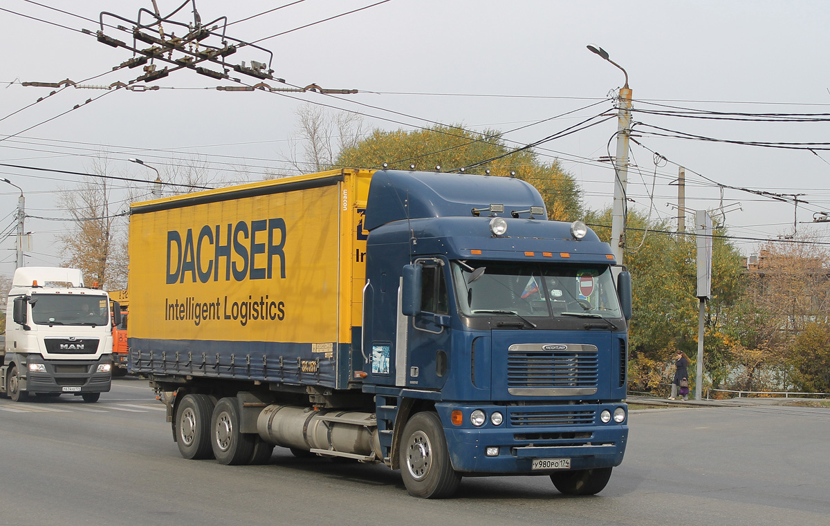 Челябинская область, № У 980 РО 174 — Freightliner Argosy