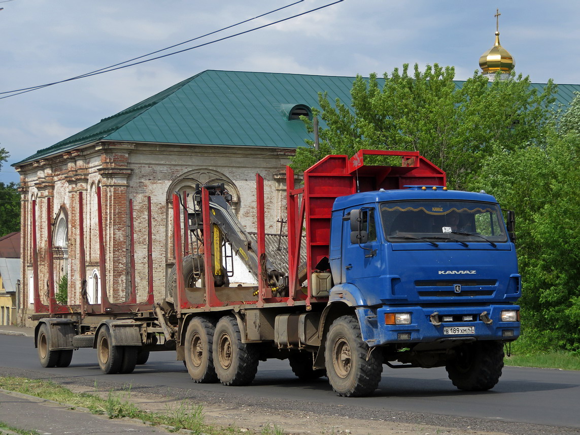 Кировская область, № В 189 ХМ 43 — КамАЗ-43118-46