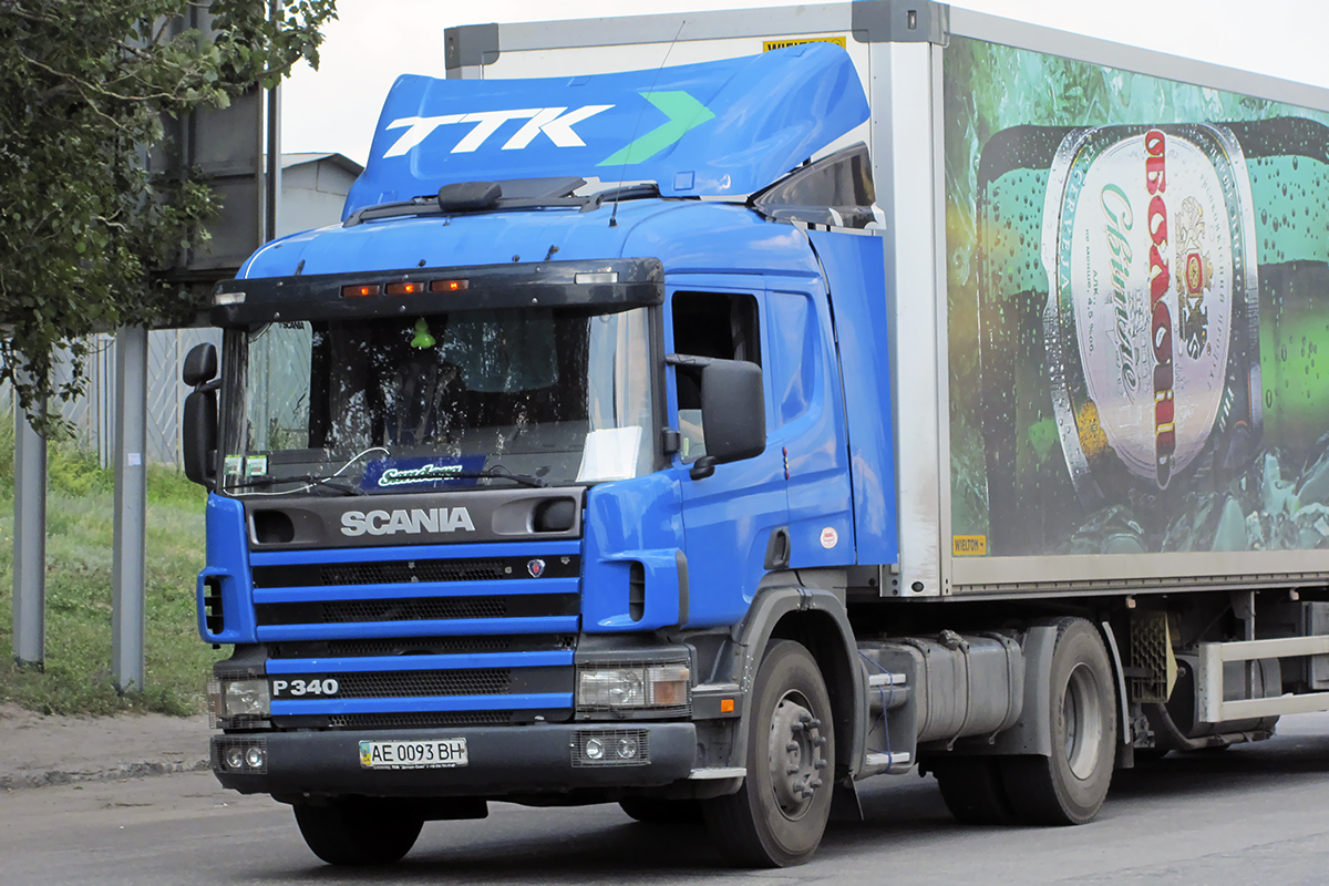 Днепропетровская область, № АЕ 0093 ВН — Scania ('2004) P340 Днепропетровская область, № АЕ 0093 ВН — Scania ('2004) P340