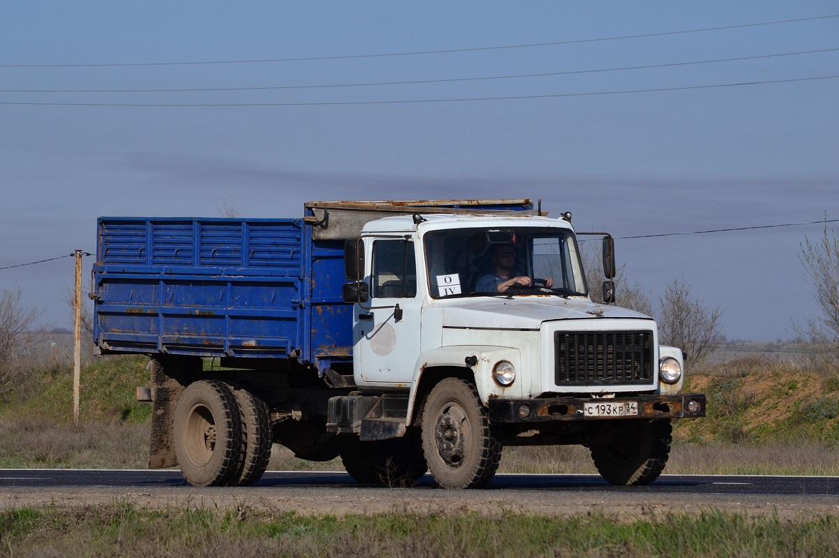 Волгоградская область, № С 193 КР 34 — ГАЗ-3309