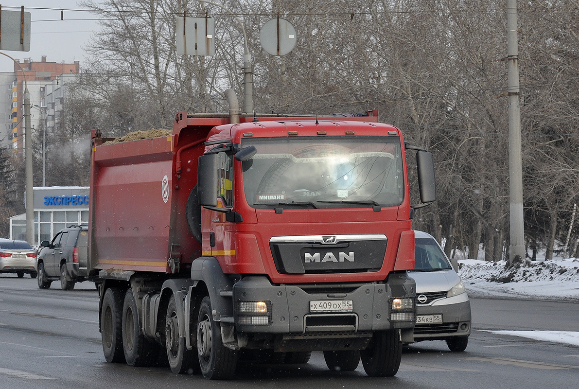 Омская область, № Х 409 ОХ 55 — MAN TGS ('2007) (общая модель) Омская область, № Х 409 ОХ 55 — MAN TGS ('2007) (общая модель)