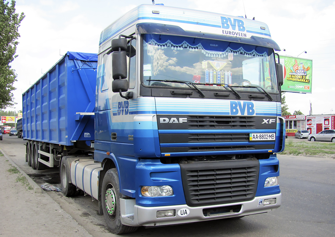 Киев, № АА 8802 МВ — DAF XF95 FT Киев, № АА 8802 МВ — DAF XF95 FT