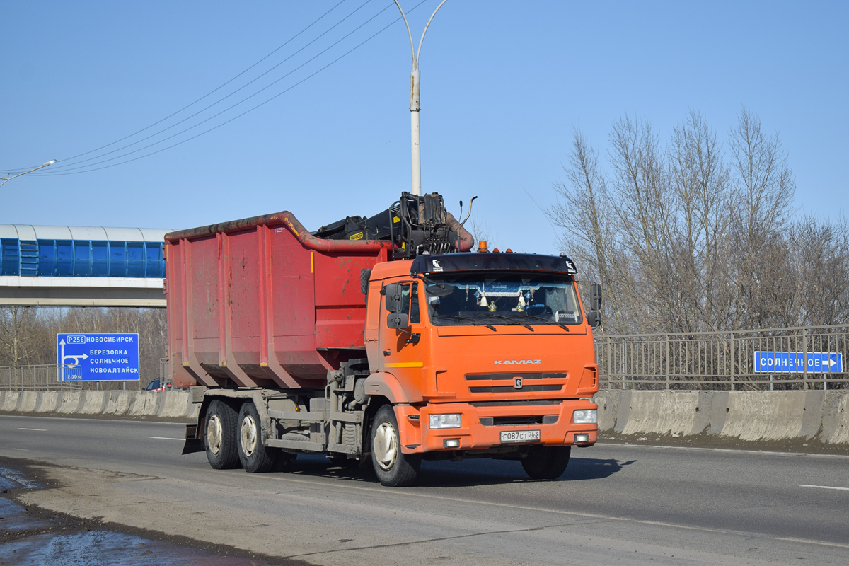 Новосибирская область, № Е 087 СТ 763 — КамАЗ-65115-A5(48) Новосибирская область, № Е 087 СТ 763 — КамАЗ-65115-A5(48)