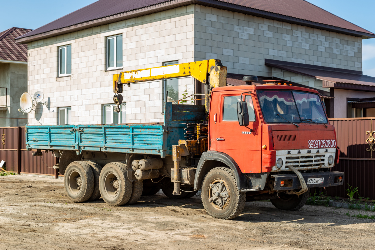 Самарская область, № О 760 ВР 163 — КамАЗ-5320 Самарская область, № О 760 ВР 163 — КамАЗ-5320