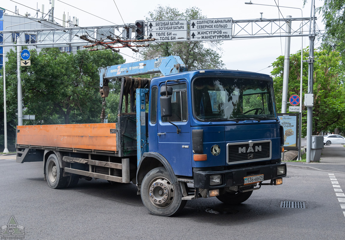 Алматинская область, № 536 HBB 05 — MAN F8 (общая модель)